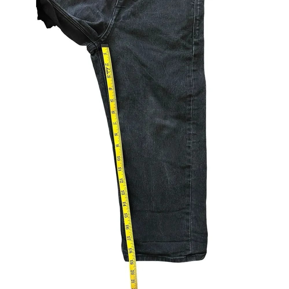 Volcom Men's Billow‎ Loose Fit Black Jeans Size 22 Denim